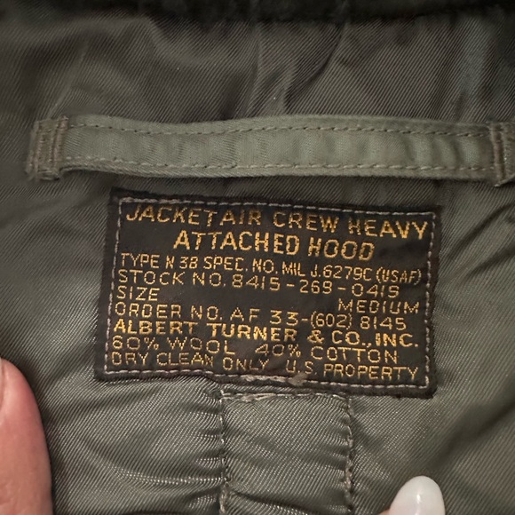 Authentic Rare McCoy’s Albert Turner N-3B Jacket, Medium - Picture 2 of 12